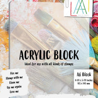 AALL & Create - A6 Acrylic Block