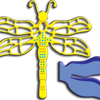 Cheery Lynn Designs - Dragonfly Large w/ Angel Wing
