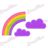 ScrapMan - Dies - Rainbow & Clouds