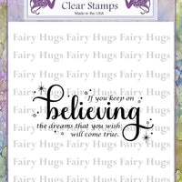 Fairy Hugs Stamps - Believing