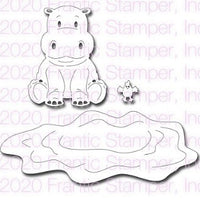 Frantic Stamper - Dies - Cute Hippo