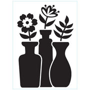Darice - Embossing Folder - Vase Trio With Buds