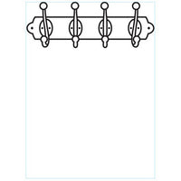 Darice - Embossing Folder - Coat Rack