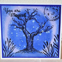 Fairy Hugs Stamps - Moon Tree