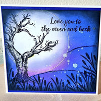 Fairy Hugs Stamps - Moon Tree