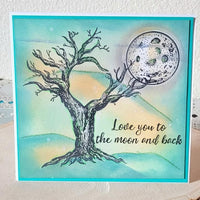 Fairy Hugs Stamps - Moon Tree