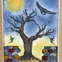 Fairy Hugs Stamps - Moon Tree