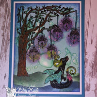 Fairy Hugs Stamps - Lantern Tree