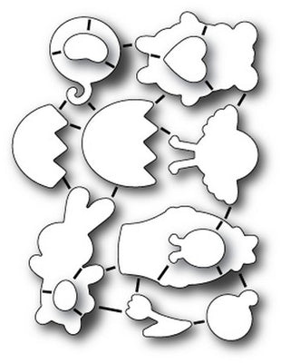 Poppystamps - Dies - To All My Peeps Dies