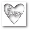 Poppystamps - Dies - Scribble Love Heart