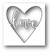 Poppystamps - Dies - Scribble Love Heart