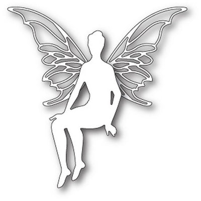 Poppystamps - Dies - Perched Faerie