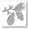 Poppystamps - Dies - Pinecone Branch Collage