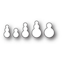 Poppystamps - Dies - Simple Little Snowmen