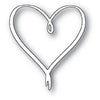 Poppystamps - Dies - Ribbon Heart