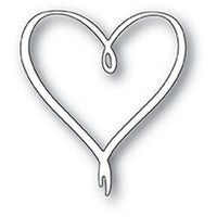 Poppystamps - Dies - Ribbon Heart