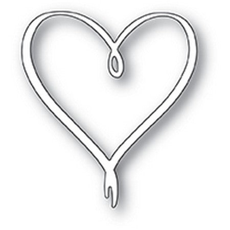 Poppystamps - Dies - Ribbon Heart