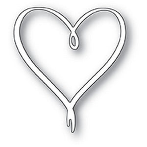 Poppystamps - Dies - Ribbon Heart