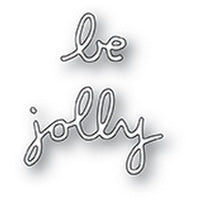 Poppystamps - Dies - Be Jolly Doodle Script
