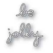Poppystamps - Dies - Be Jolly Doodle Script