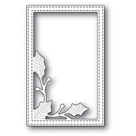 Poppystamps - Dies - Simple Holly Vine Frame