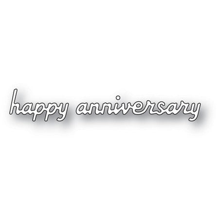 Poppystamps - Dies - Simple Happy Anniversary