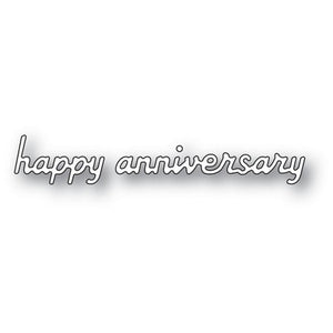 Poppystamps - Dies - Simple Happy Anniversary