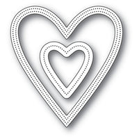 Poppystamps - Dies - Shaker Heart