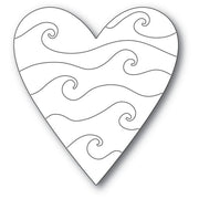 Poppystamps - Dies - Wavy Heart