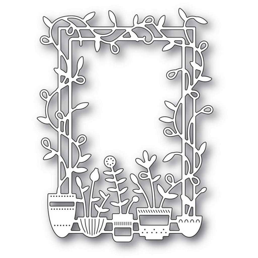 Poppystamps - Dies - Spring Pots Frame