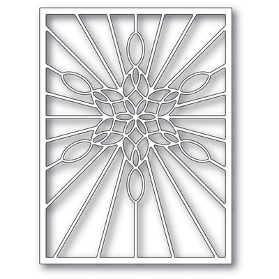 Poppystamps - Dies - Stained Glass Snowflake Window