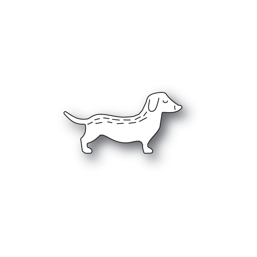 Poppystamps Dies Whittle Dachshund Scrapy Land Inc