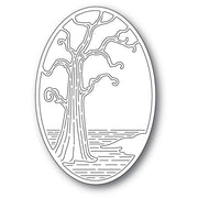 Poppystamps - Dies - Twisted Tree Oval