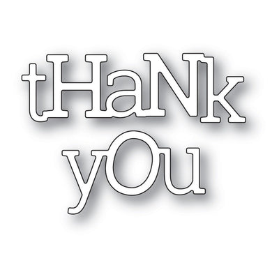 Poppystamps - Dies - Playful Thank You