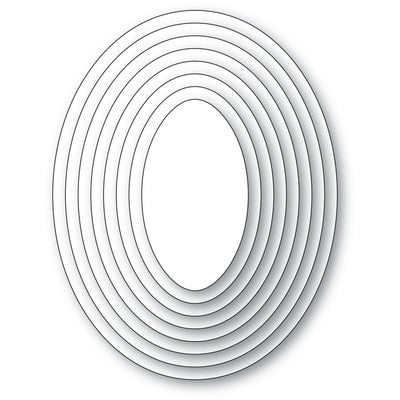 Poppystamps - Dies - Basic Ovals Set