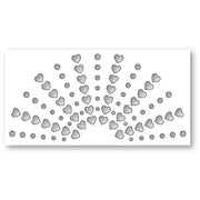 Poppystamps - Dies - Hearts Shining Arch (Pre-Order)