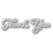 Poppystamps - Dies - Thank You Moonlight Script (Pre-Order)