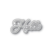 Poppystamps - Dies - Hello Moonlight Script (Pre-Order)