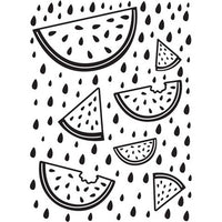 Darice - Embossing Folders - Watermelon Background