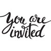 Darice - Embossing Folders - You Are Invited Sentiment