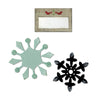 Sizzix Bigz w/Bonus Sizzlits Die - Snowflakes & Tag w/Birds