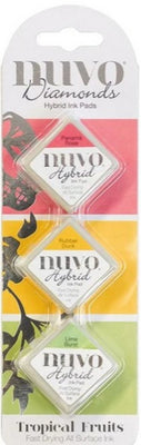 Nuvo Diamond Hybrid Ink Pads - Tropical Fruits