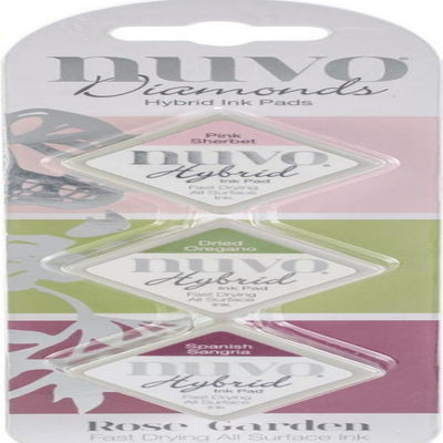 Nuvo Diamond Hybrid Ink Pads - Rose Garden
