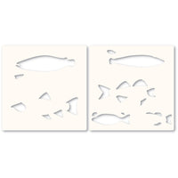 Memory Box - Dies - Freshwater Fish Stencil Set (Pre-Order)