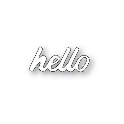 Memory Box - Dies - Hello Rush Script (Pre-Order)
