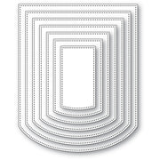 Memory Box - Dies - Curved Cap Pinpoint Layers (Pre-Order)