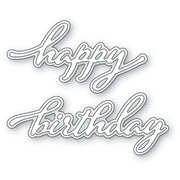 Memory Box - Dies - Happy Birthday Tender Script (Pre-Order)