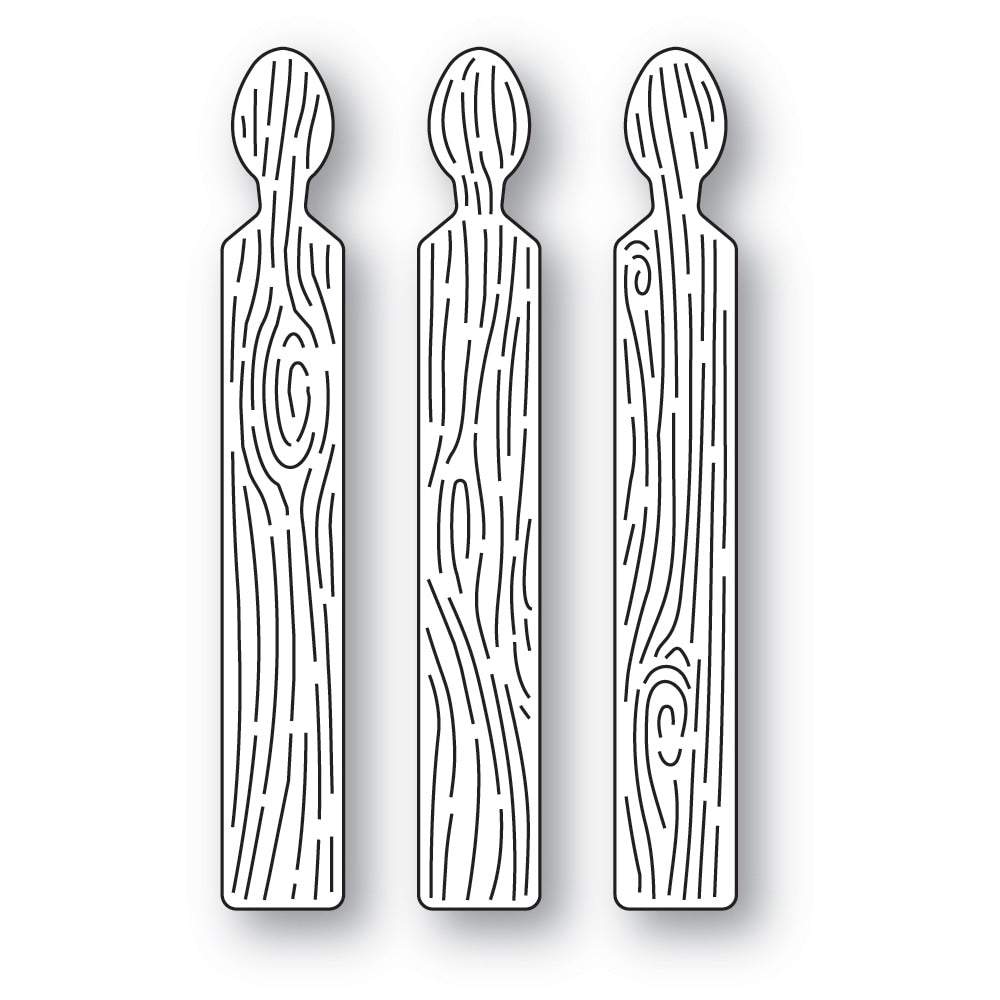 Memory Box - Dies - Woodgrain Fence Pickets (Pre-Order)
