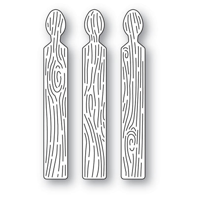 Memory Box - Dies - Woodgrain Fence Pickets (Pre-Order)