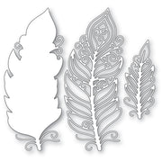 Memory Box - Dies - Plumed Gypsy Feather (Pre-Order)
